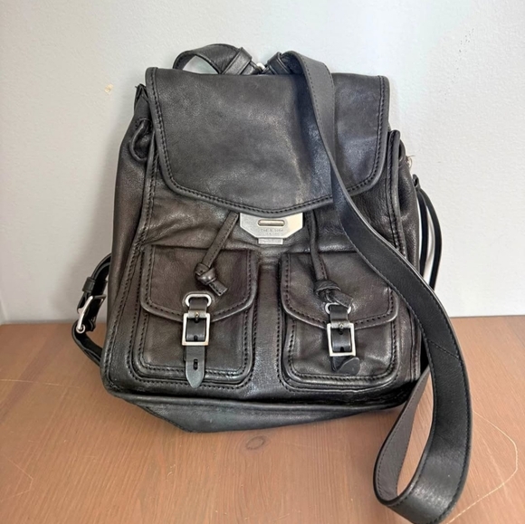 rag & bone Handbags - Rag & Bone Black Leather Field Backpack